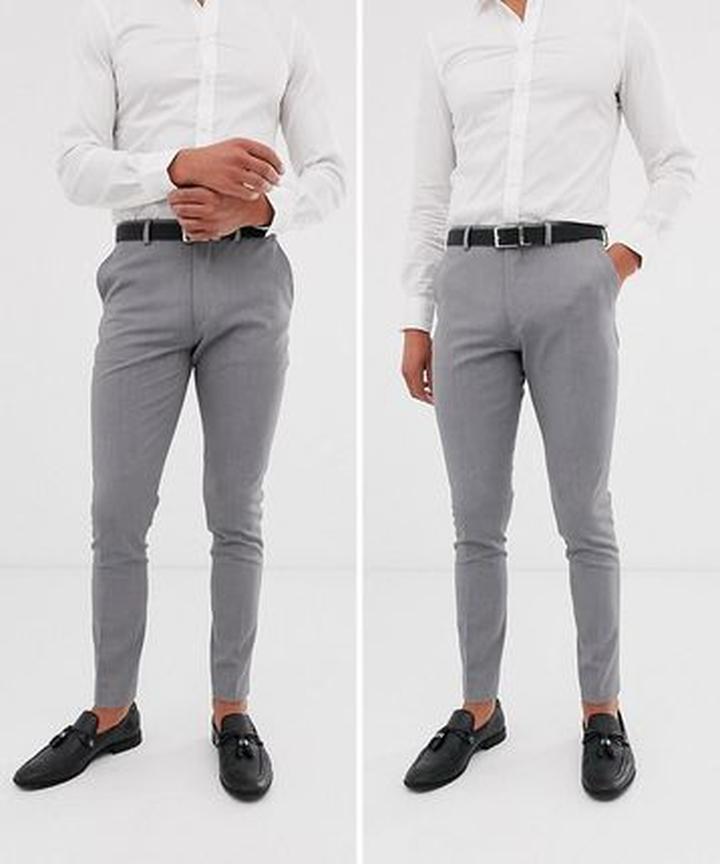 Modowe trendy szare spodnie