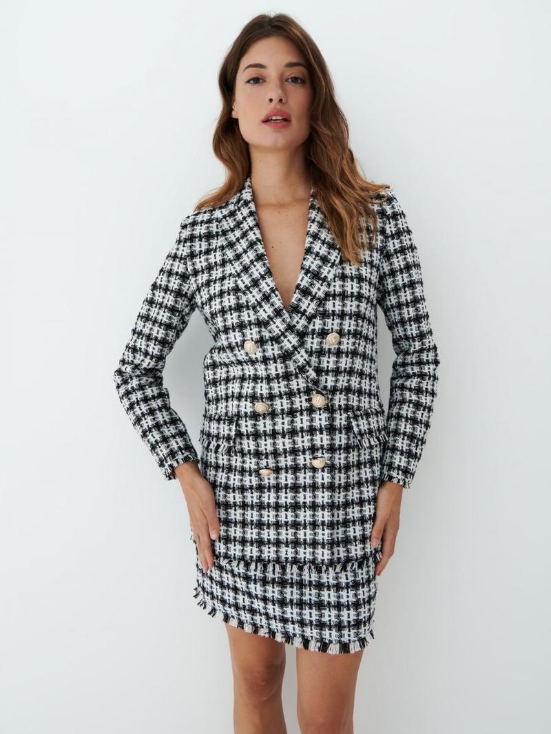 Weekendowe stylizacje tweed