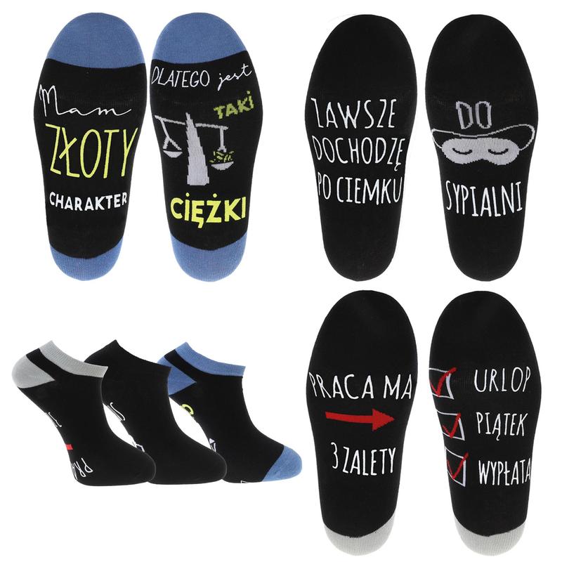 Śmieszne skarpety męskie