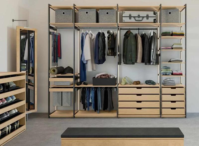 Funkcjonalne miejsce na ubrania