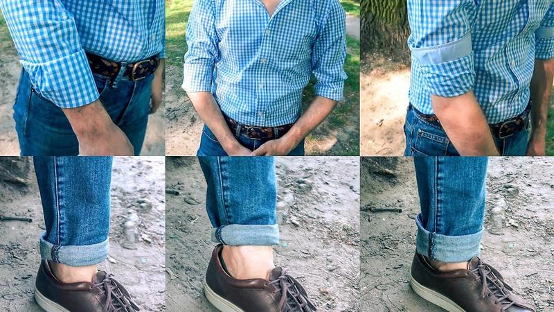 Dopasowanie długości spodni do stylu