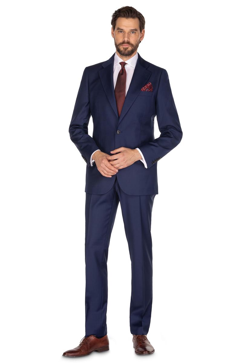 Garnitur męski dla pana z brzuszkiem